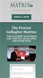 Mobile Screenshot of proctorgallaghermatrixx.com